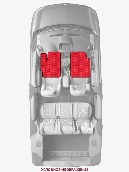 ЭВА коврики «Queen Lux» передние для Jeep Wrangler (JL)